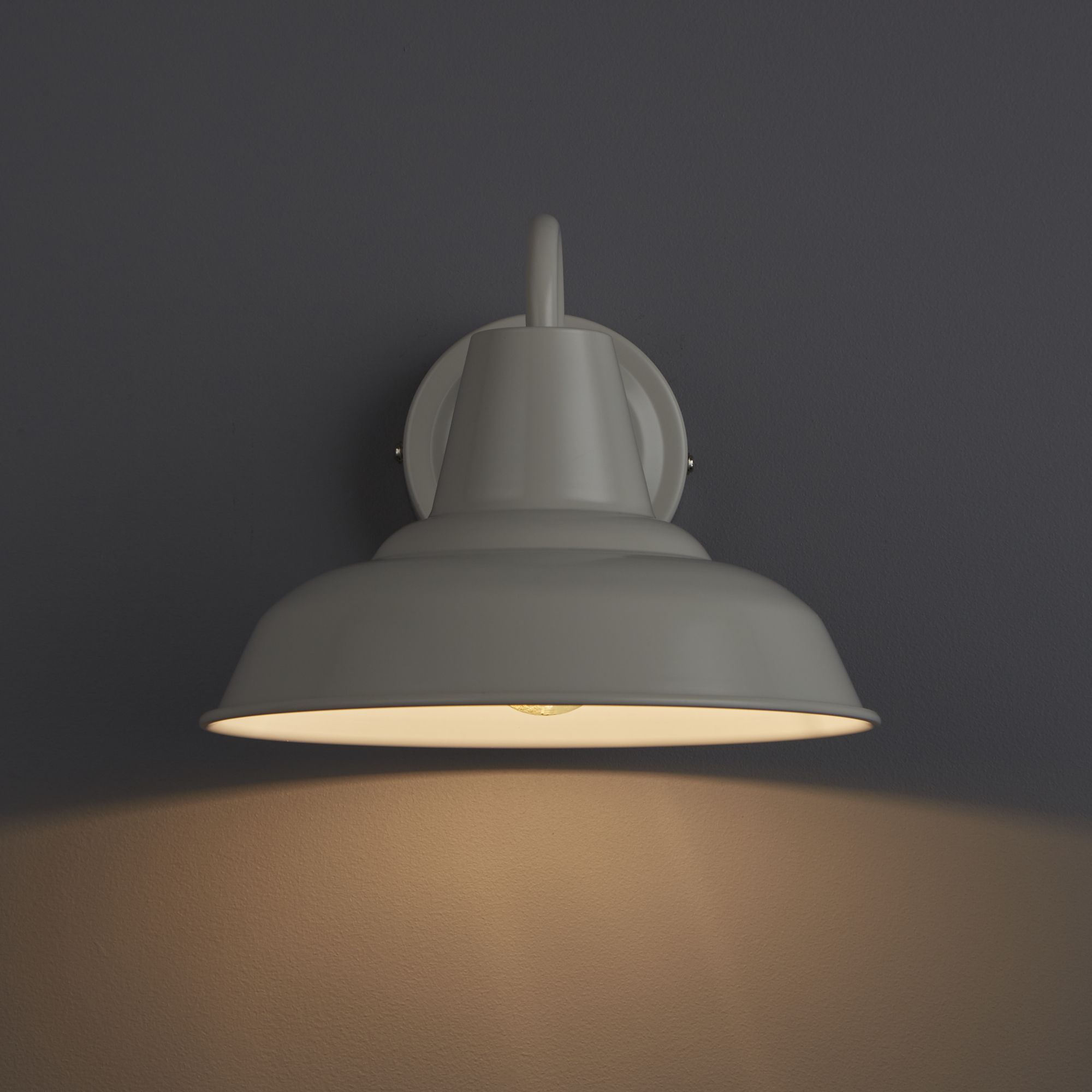 Colours Tezz Gloss Limestone Wall light