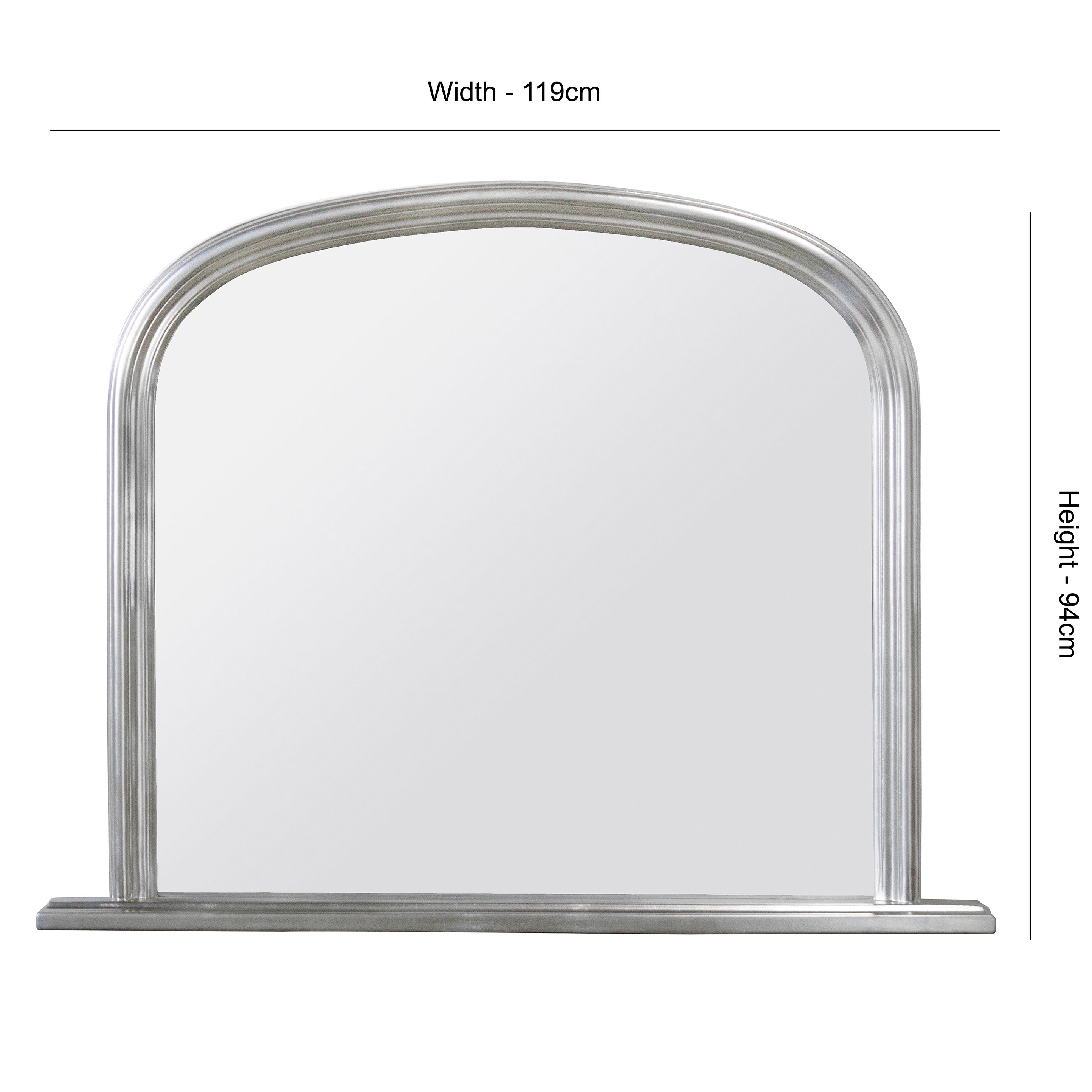 Colours Thorne Arch Wall-mounted Framed Mirror, (H)119cm (W)94cm