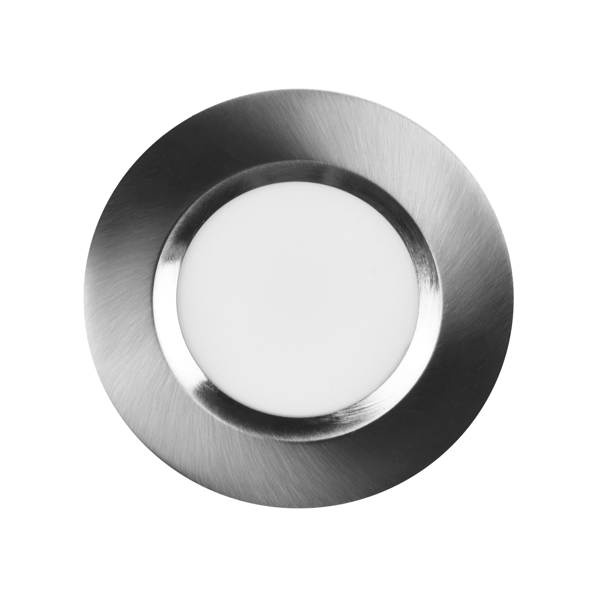 Colours Thorold Silver Chrome effect Non-adjustable LED Warm white & neutral white Downlight 8.1W IP20