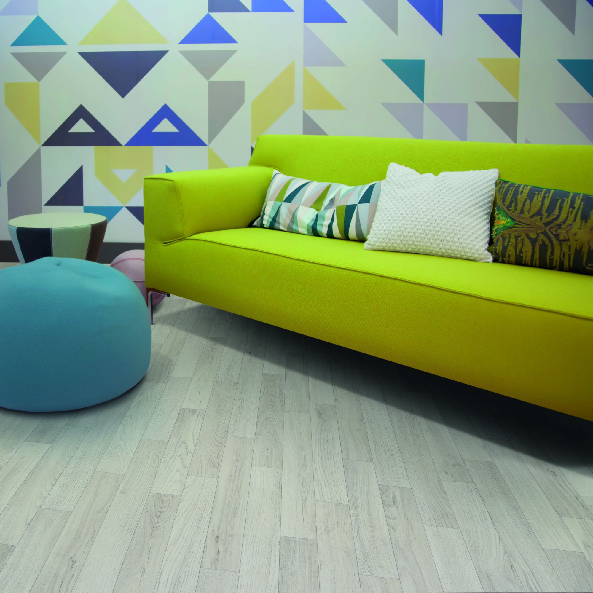 Colours Torino White Oak effect Vinyl flooring