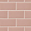 Colours Trentie Blush Gloss Metro Ceramic Wall Tile Sample
