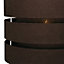 Colours Trio Brown 3 tier Light shade (D)350mm