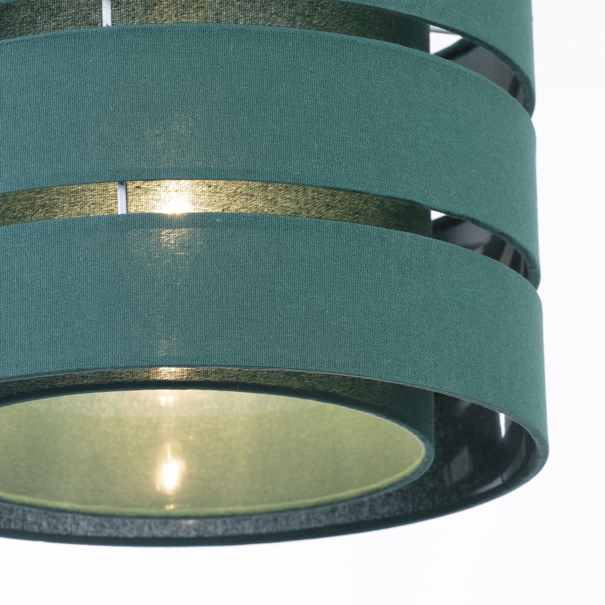 Colours Trio Forest green Classic Light shade (D)35cm