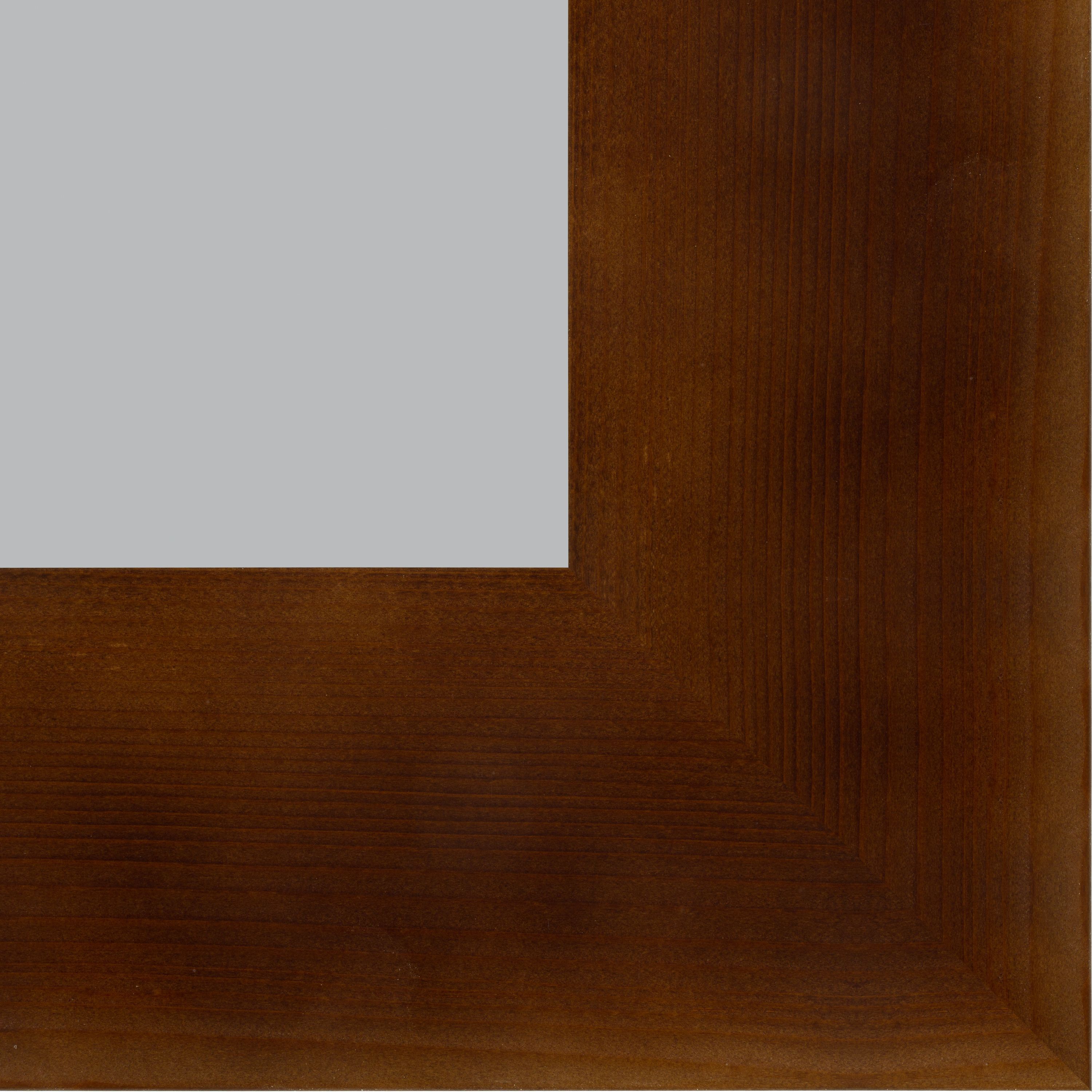 Colours Umezi Polished Walnut effect Rectangular Framed Mirror, (H)122.3cm (W)80cm