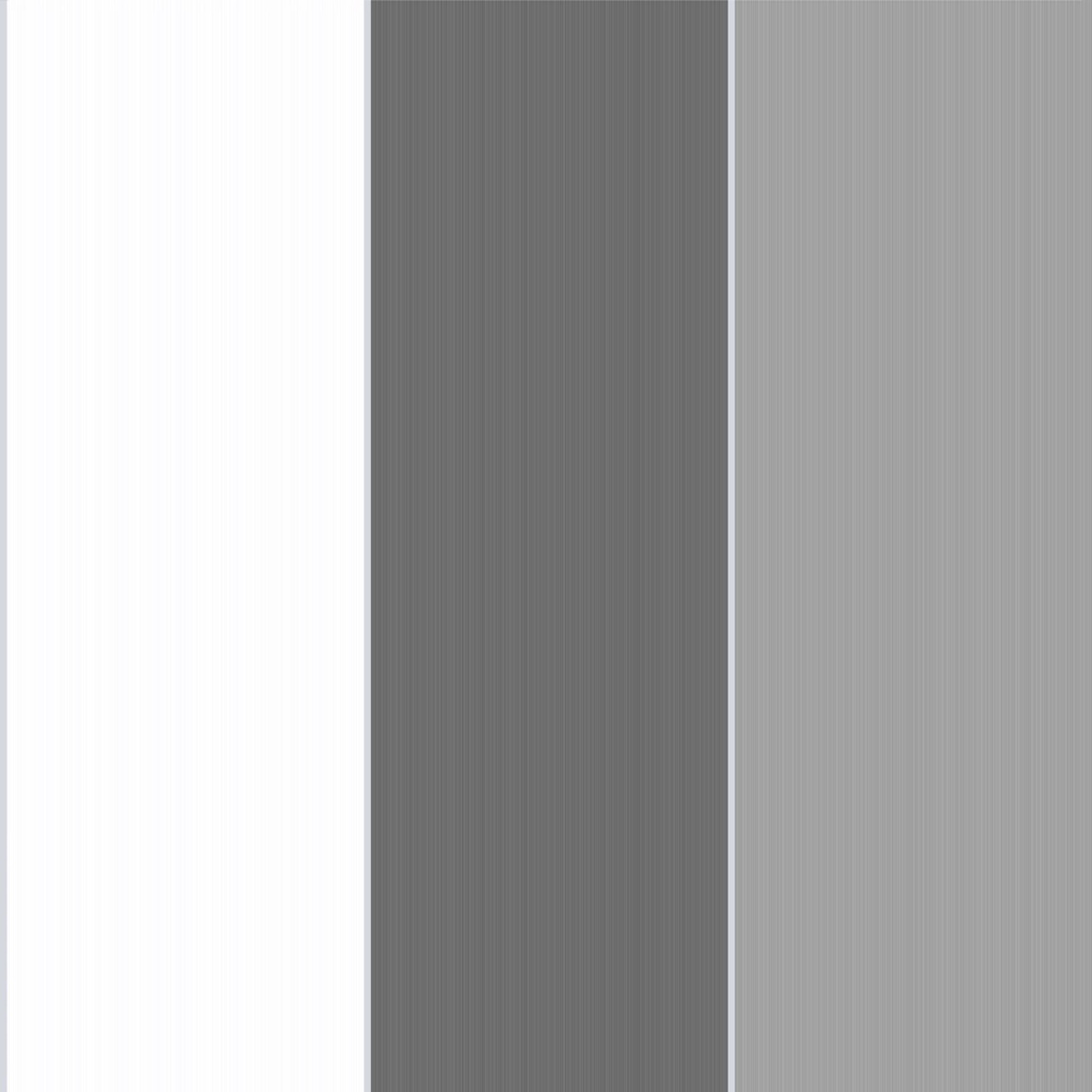 Colours Unity Grey & white Striped Textured Wallpaper Sample