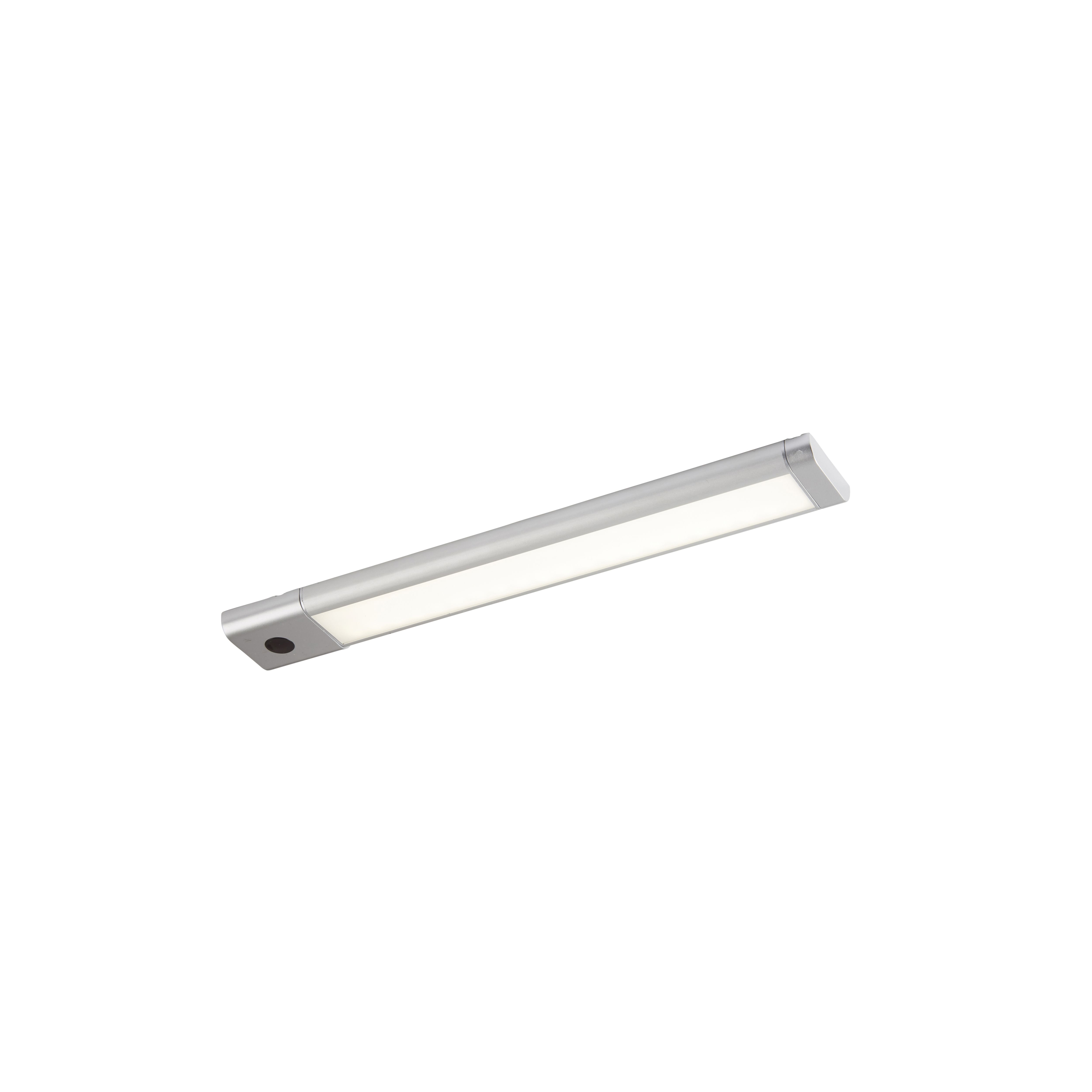 Colours Upha Silver effect Mains-powered LED Neutral white Under cabinet light IP20 (L)285mm (W)42mm