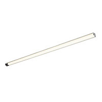 Colours Upha Silver effect Mains-powered LED Under cabinet light IP20 (W)1185mm