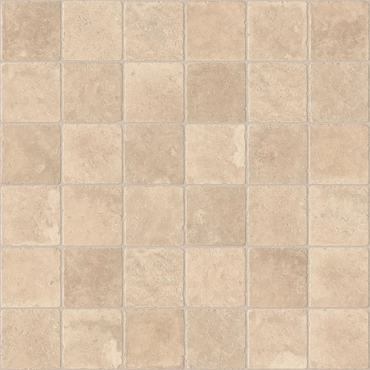 Colours Valiha Cream Tile effect Vinyl flooring, 4m²