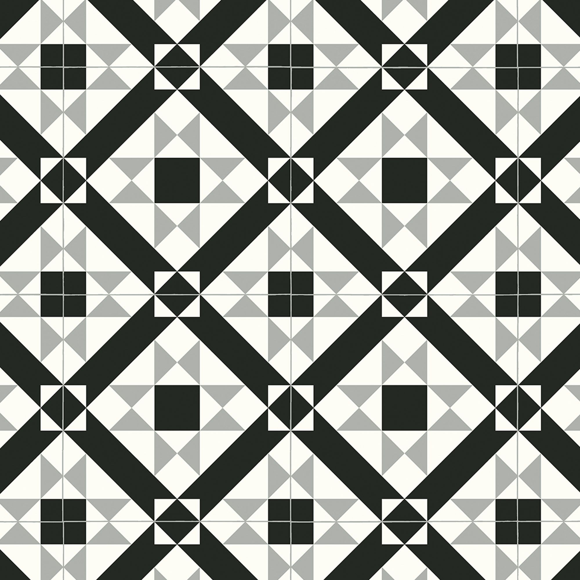 Colours Vinyl rolls Black & grey Mosaic Tile effect Sheet vinyl, 4m²