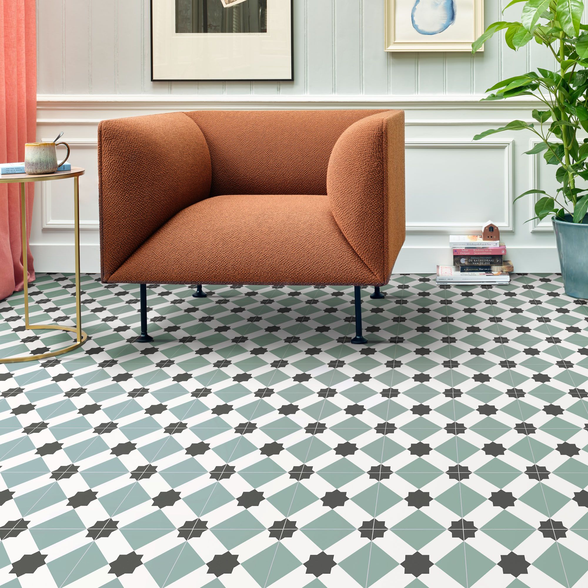 Patterned deals vinyl flooring