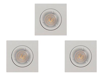 Colours White Adjustable LED Warm white Downlight 4.9W IP20 of 3