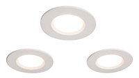 Colours White Adjustable LED Warm white Downlight 5.5W IP65 of 3