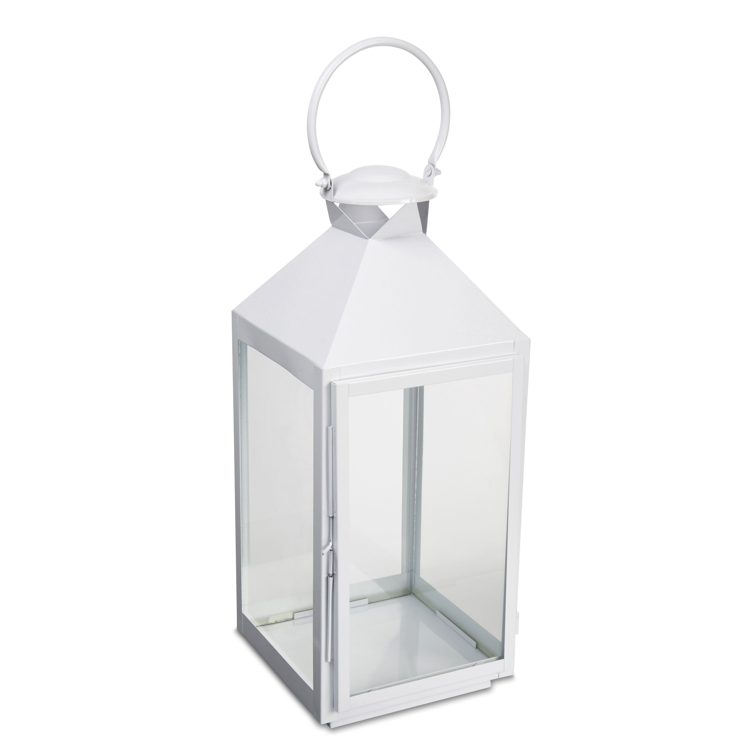glass Hurricane lantern, Large | DIY at B\u0026Q