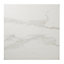 Colours white Matt Marble effect Porcelain Indoor Wall & floor Tile, Pack of 3, (L)600mm (W)600mm