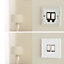 Colours White Modular front plate