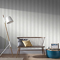 Colours White Shimmer Silver glitter effect Textured Wallpaper