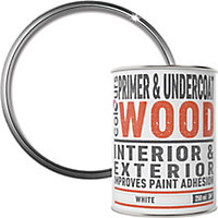 Colours Wood White Wood Primer & undercoat, 250ml