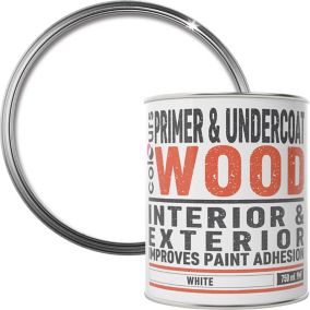 Colours Wood White Wood Primer & undercoat, 750ml