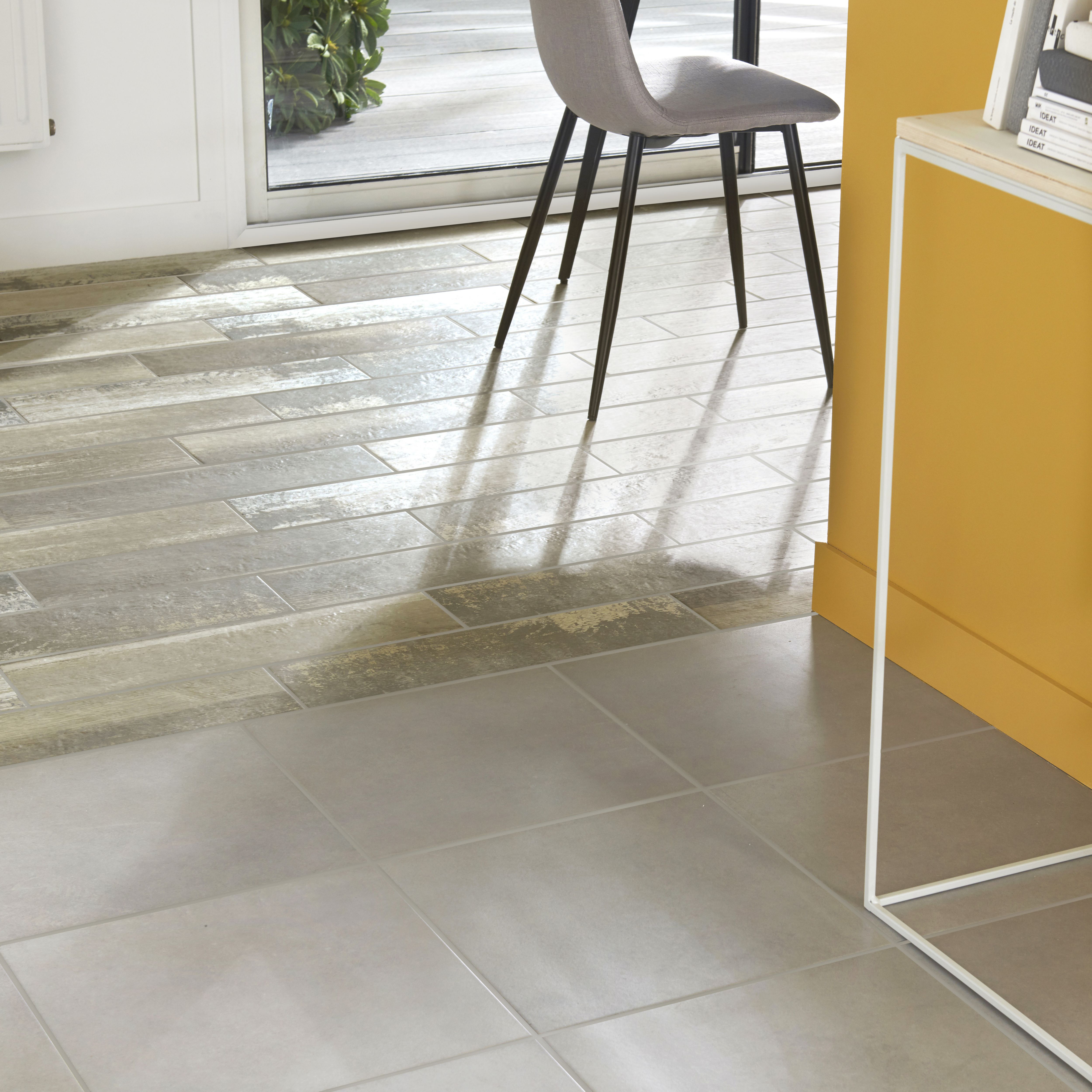 Colours Worn wood Natural Matt Wood effect Textured Porcelain Indoor Wall & floor Tile - 8