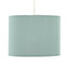 Colours Zadeh Duck egg Micropleat Light shade (D)20cm