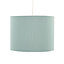 Colours Zadeh Duck egg Micropleat Light shade (D)26cm