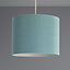 Colours Zadeh Duck egg Micropleat Light shade (D)26cm
