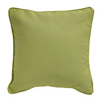 Colours Zen Plain Lime blossom Cushion (L)40cm x (W)40cm