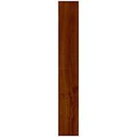 ColoursDark brown Oak effect PVC Luxury vinyl click Luxury vinyl click flooring , (W)191mm