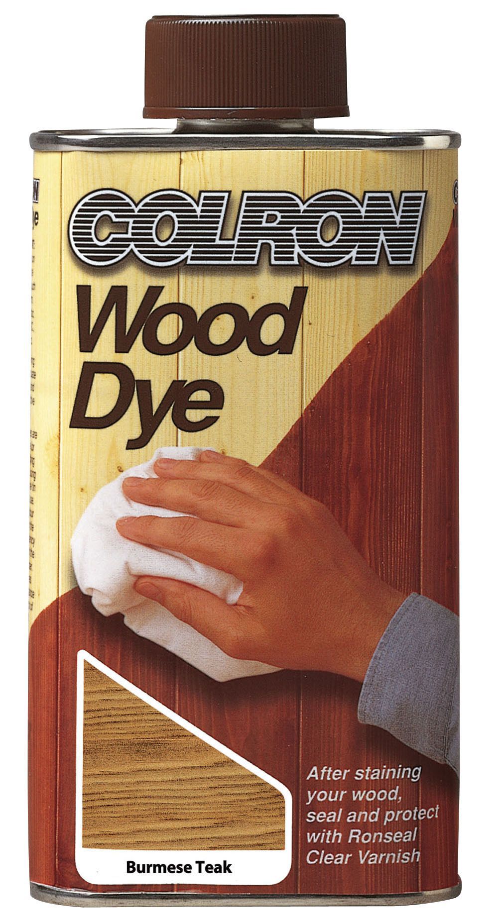 Colron Burmese Teak Satin Wood Stain 0 25l Diy At B Q