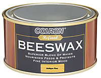 Colron Refined Antique pine Matt Furniture Wax Beeswax, 0.4L