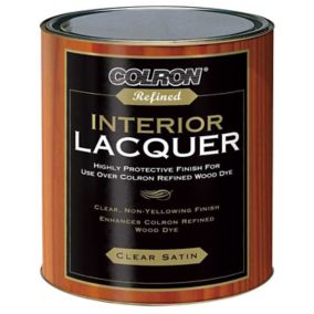 Colron Refined Clear Satin Furniture Lacquer, 750ml