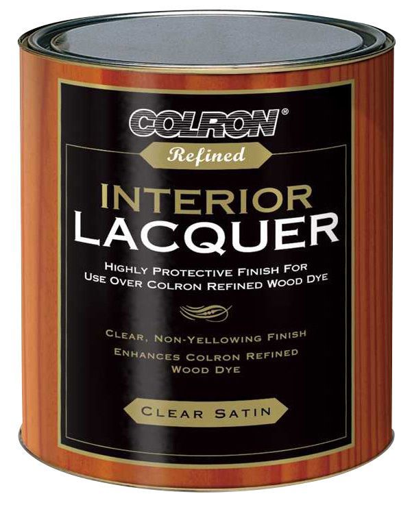 Colron Refined Clear Satin Lacquer 0 75l Diy At B Q