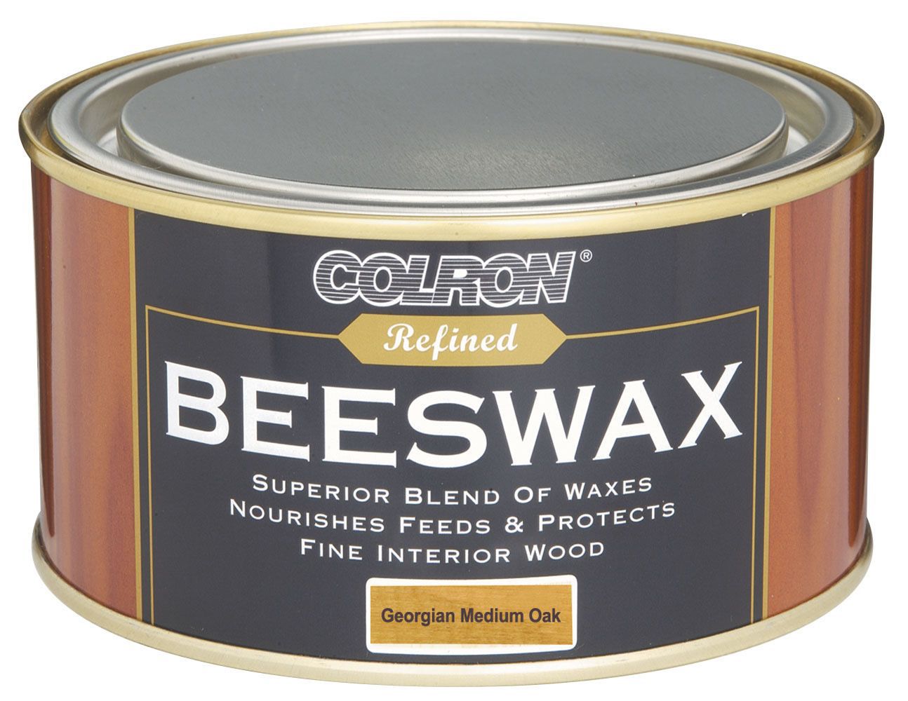 Colron Refined Georgian Medium Oak Matt Furniture Wax Beeswax, 0.4L ...