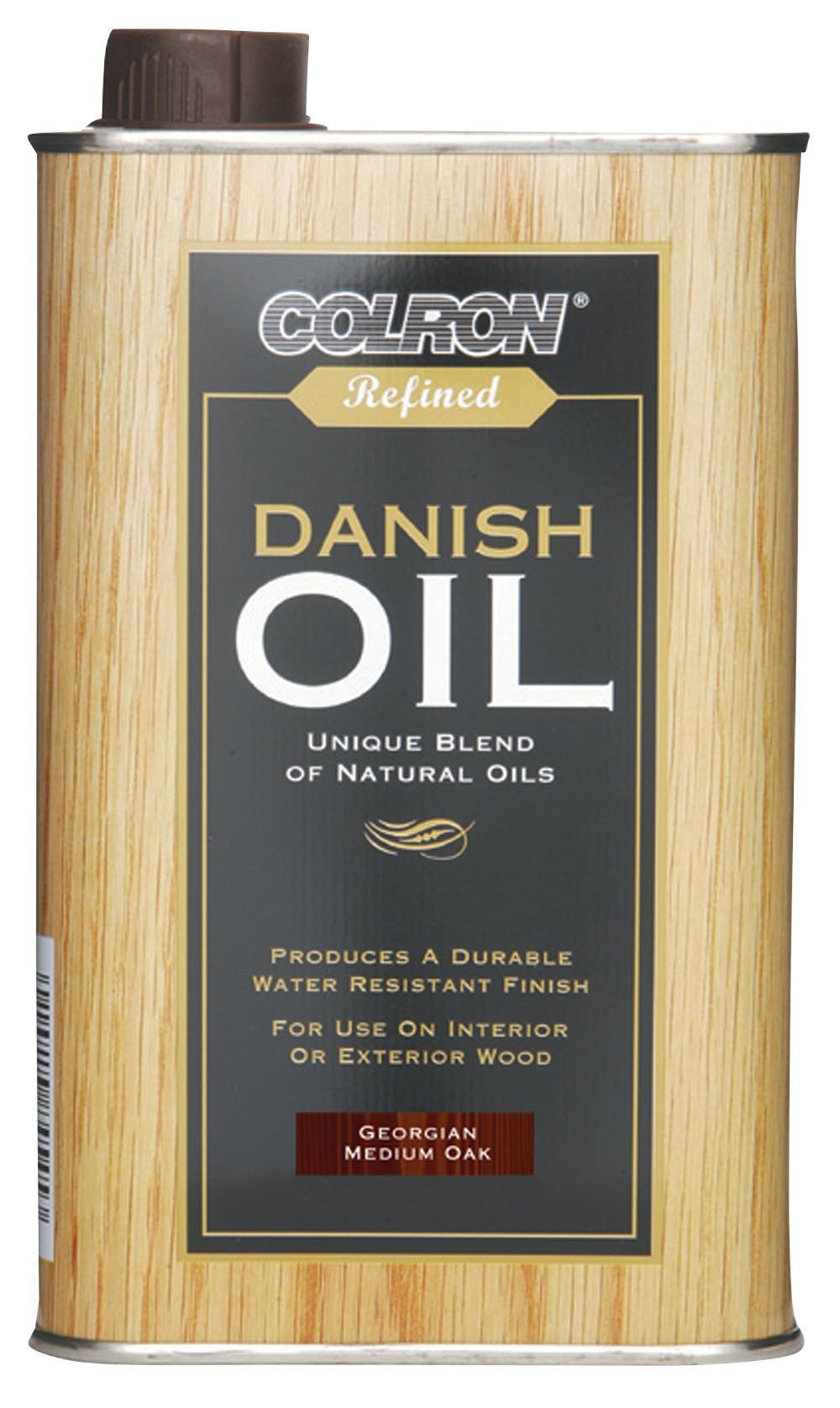 Colron Refined Georgian medium oak Satin Not antibacterial Danish Furniture Wood oil, 500ml