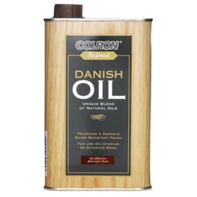 Colron Refined Georgian medium oak Satin Not antibacterial Danish Furniture Wood oil, 500ml