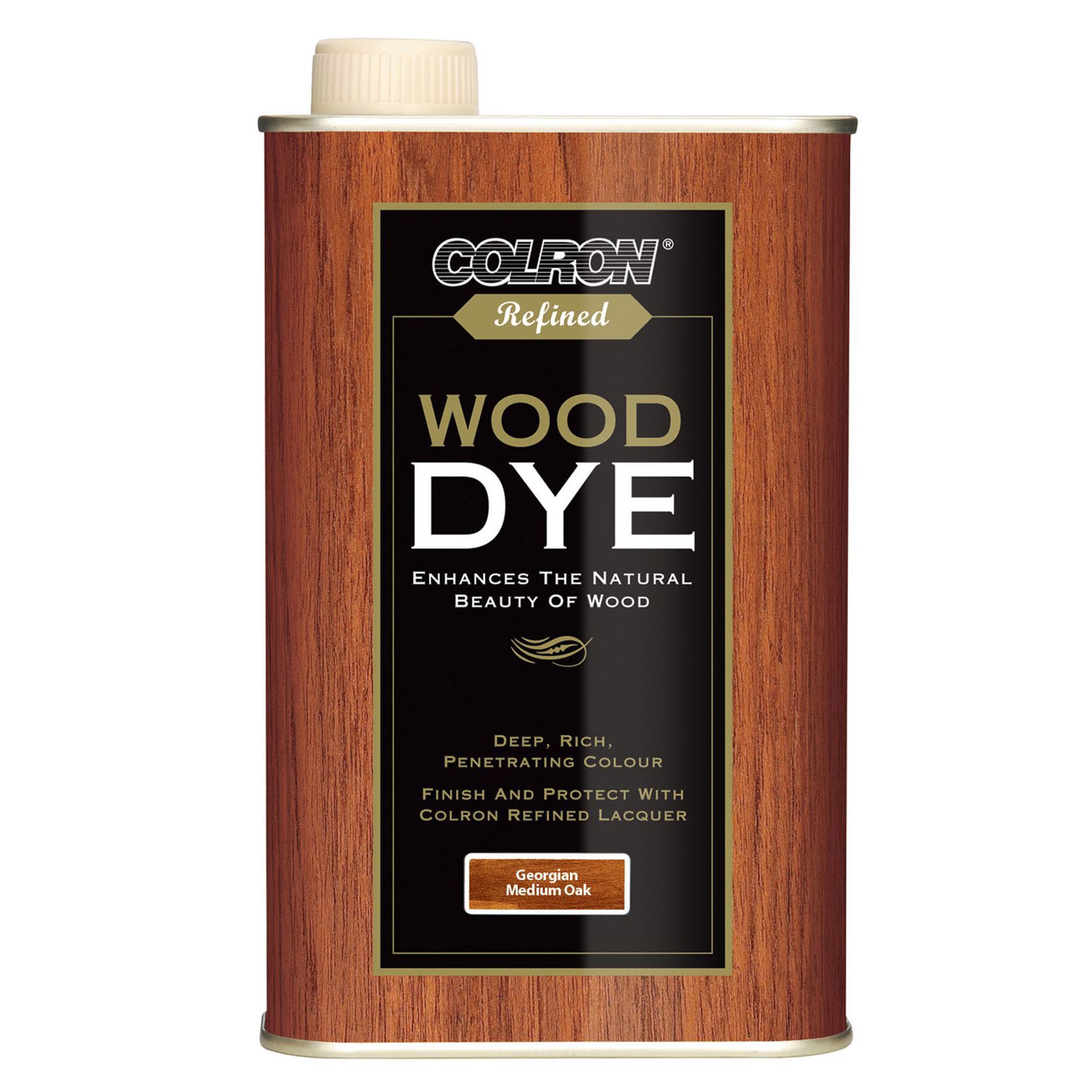 Colron Refined Georgian Medium Oak Wood Dye 0 25l Diy At B Q