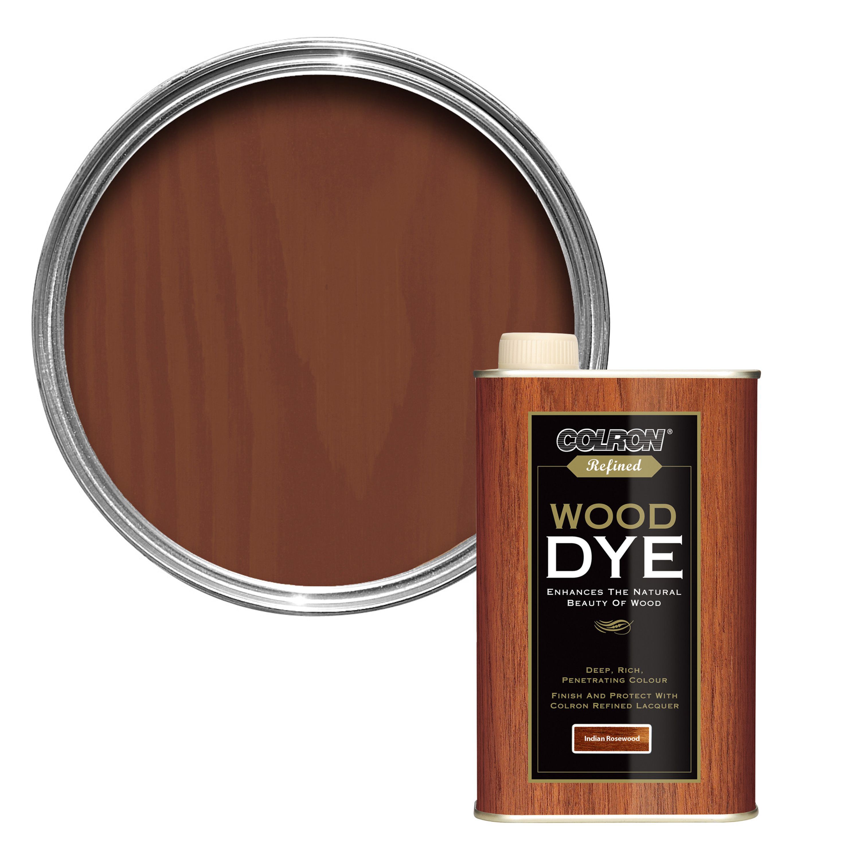 Colron Refined Indian Rosewood Wood Dye, 250ml | DIY At B&Q