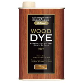 Colron Refined Jacobean dark oak Satin Wood dye, 0.5L