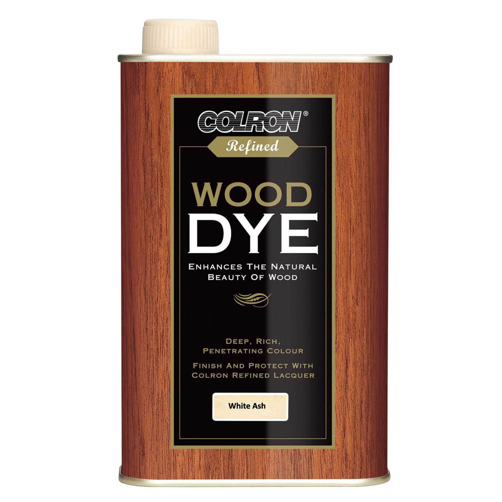 Colron Refined White ash Matt Furniture Wood dye, 250ml