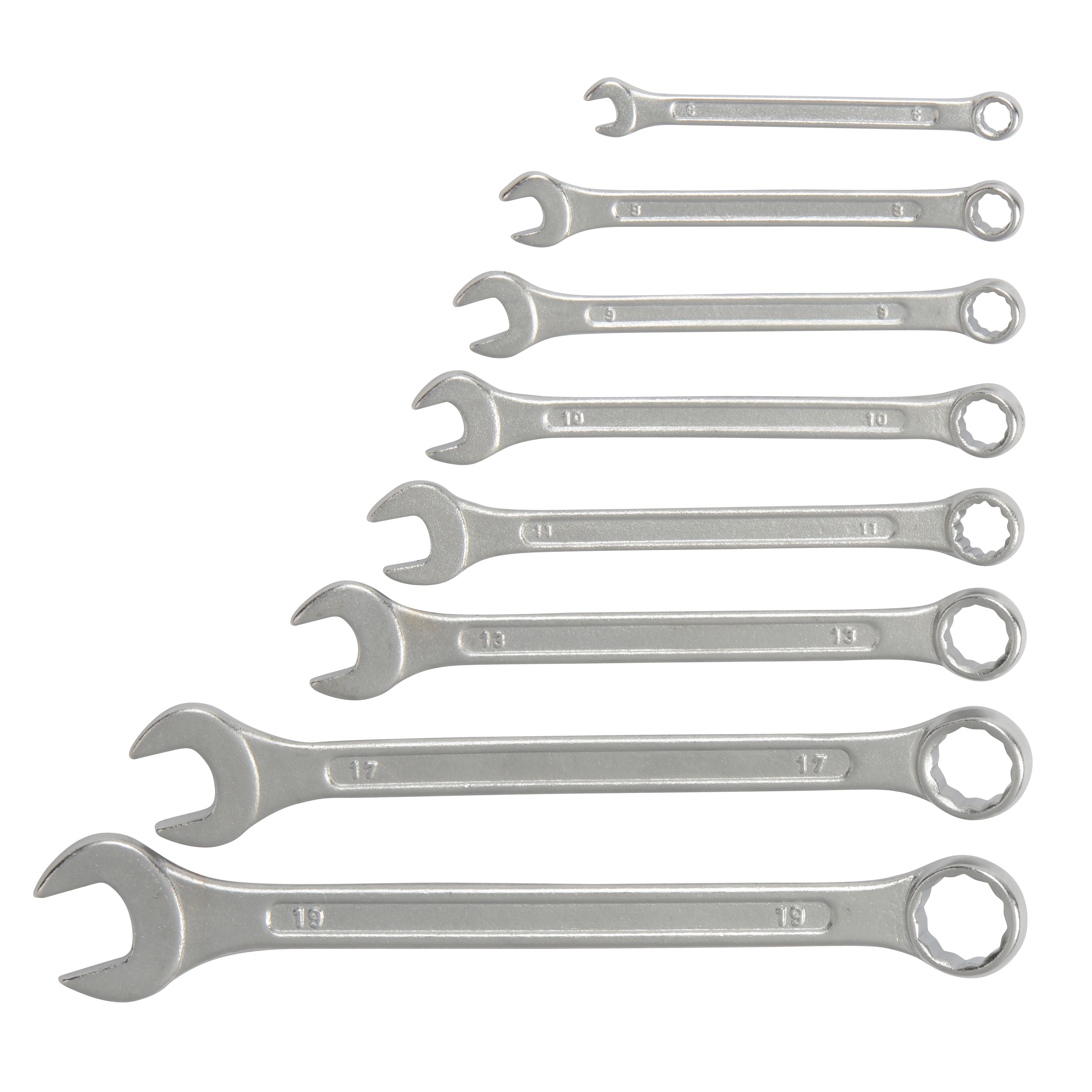 Combination spanners Set of 8