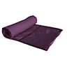Combo Plum Pleated panel Quilted Bed runner