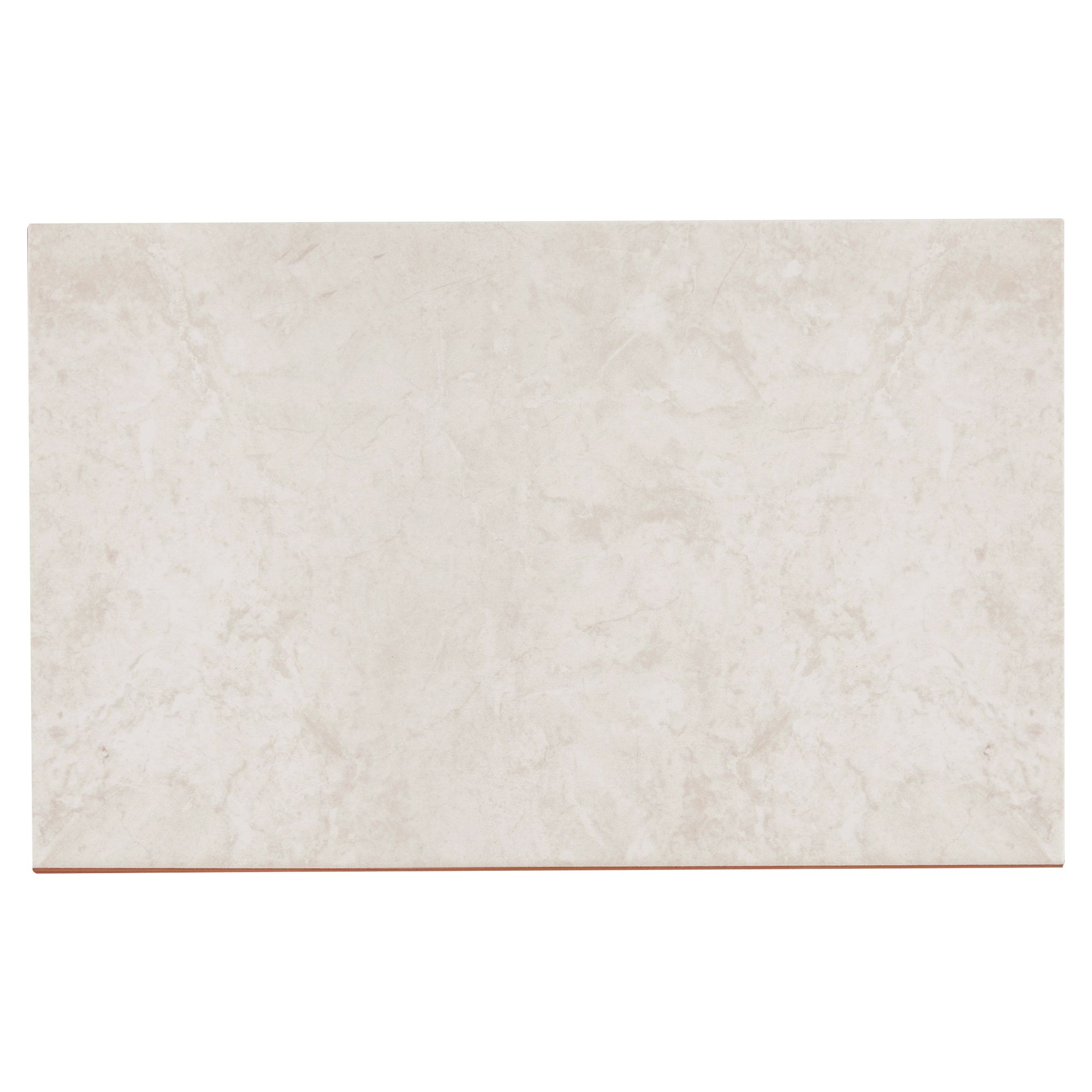 Commo Brown Gloss Flat Marble effect Ceramic Indoor Wall Tile, Pack of 10, (L)402.4mm (W)251.6mm