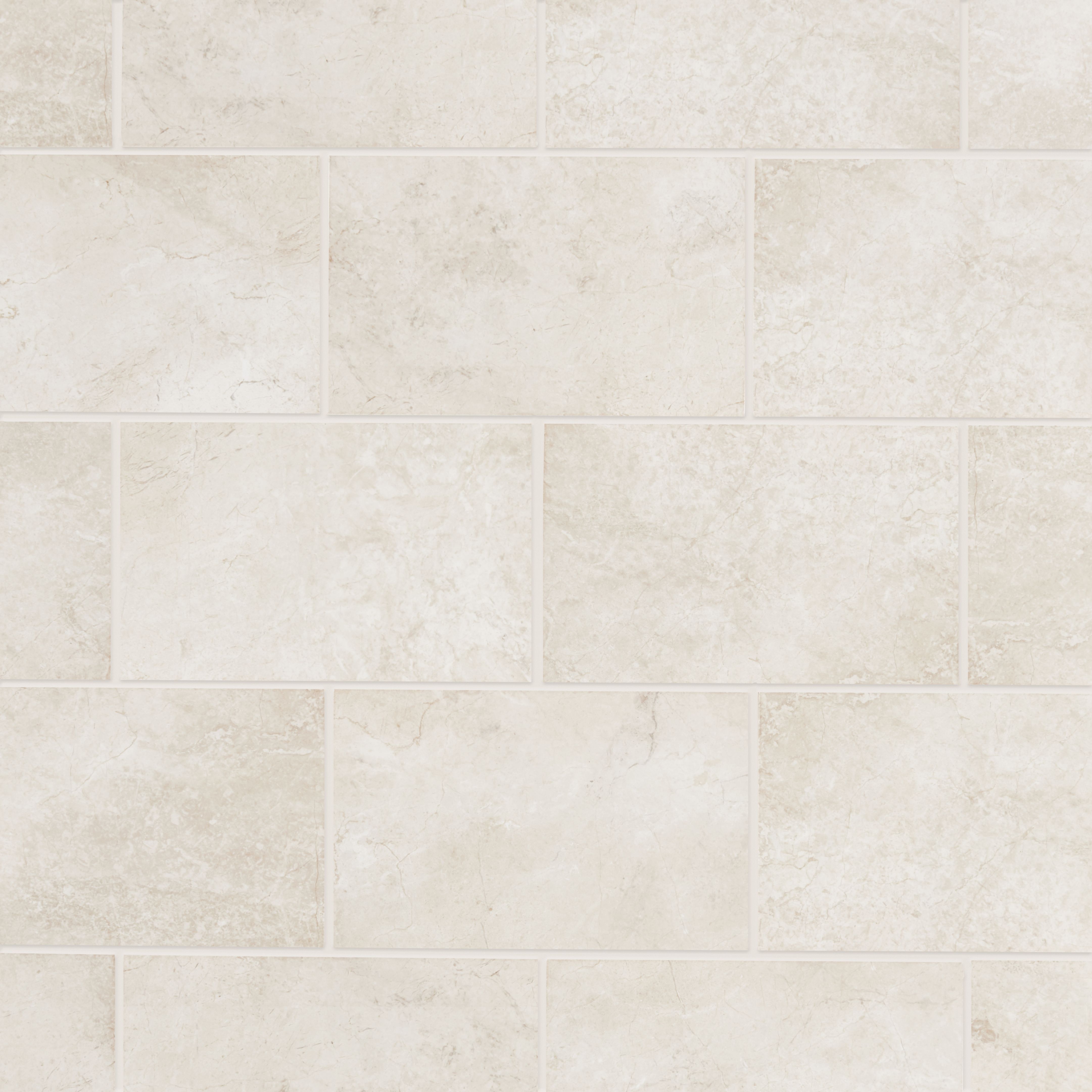 Commo Brown Gloss Flat Marble effect Ceramic Indoor Wall Tile, Pack of 10, (L)402.4mm (W)251.6mm