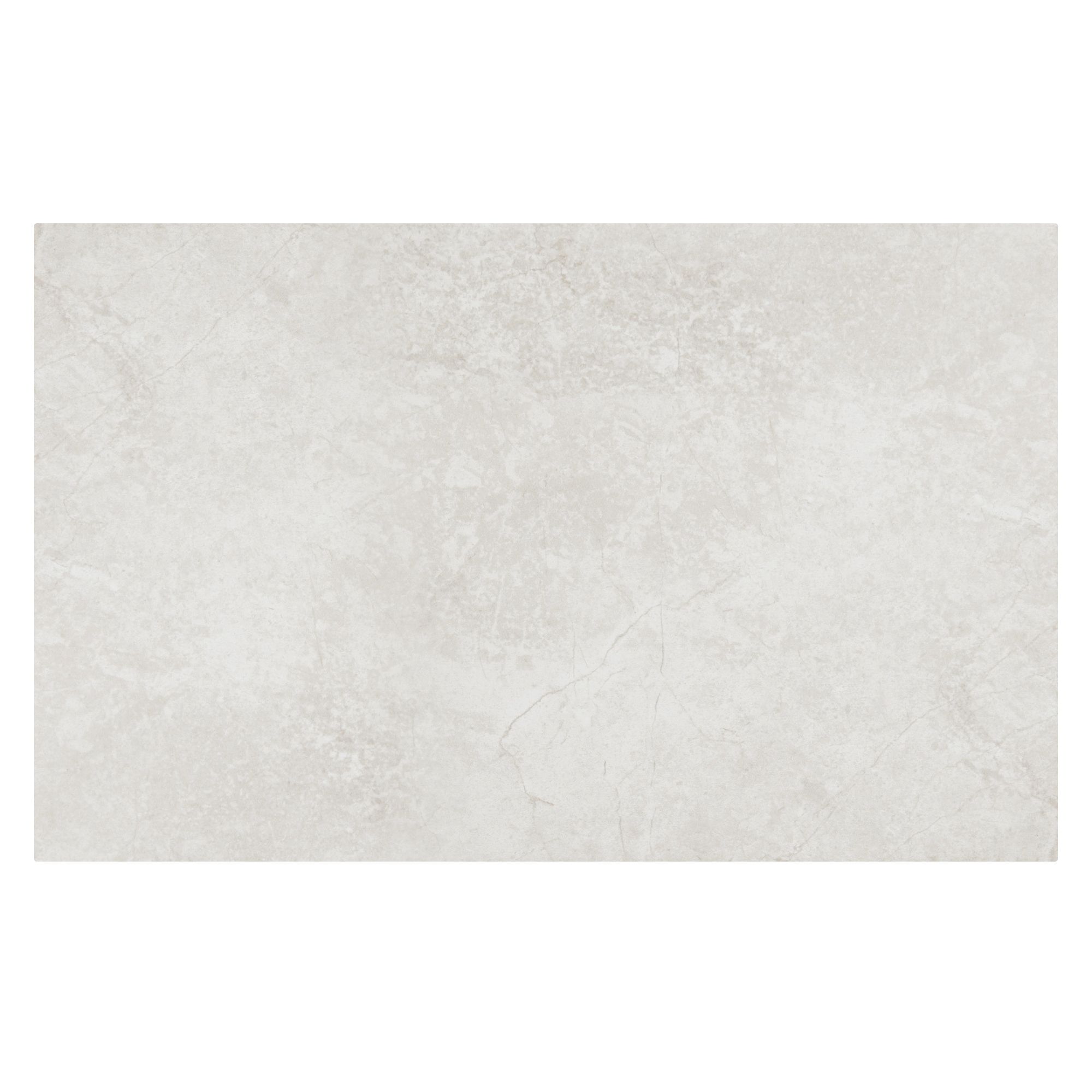 Commo White Gloss Flat Ceramic Indoor Wall Tile, Pack of 10, (L)402.4mm (W)251.6mm