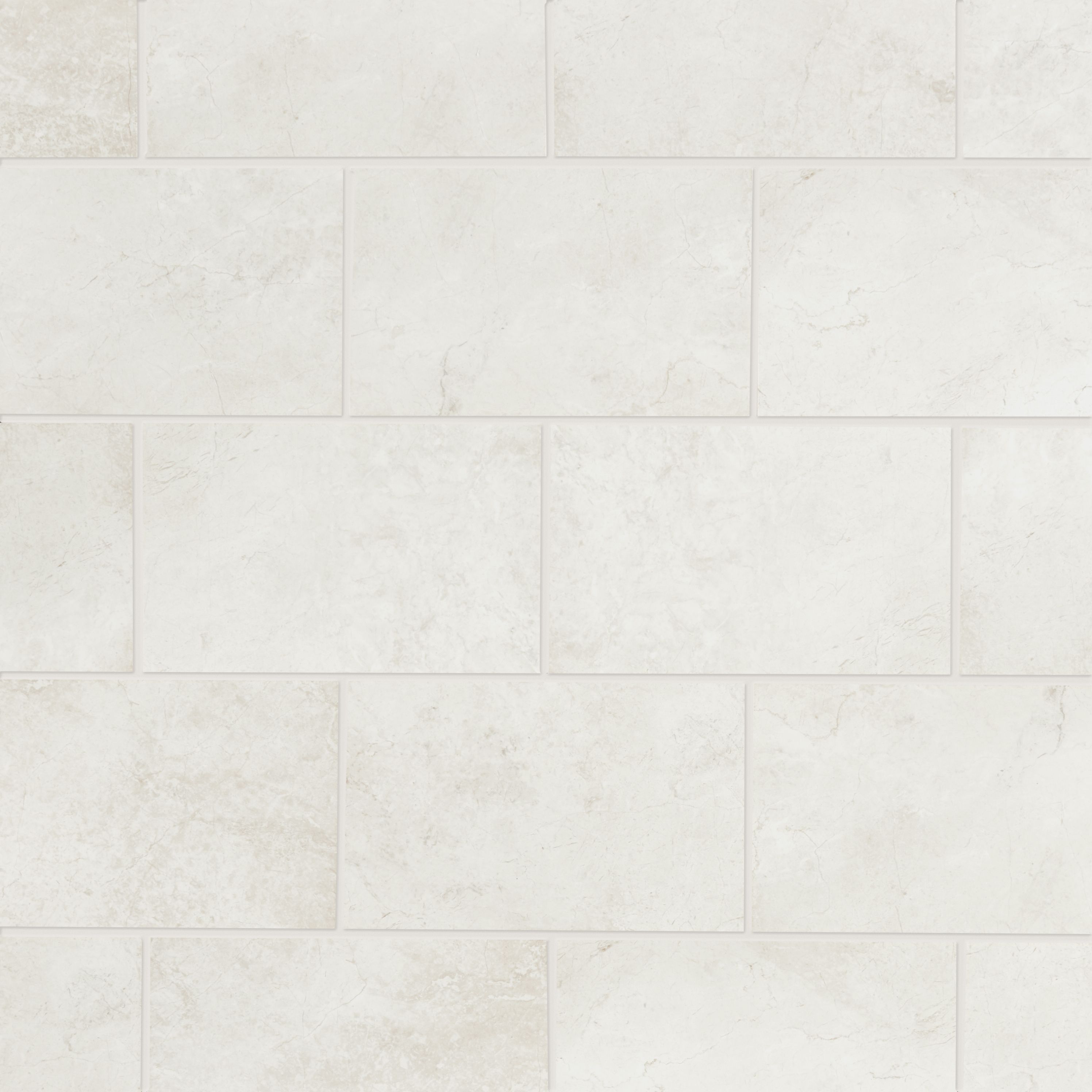 Commo White Gloss Flat Ceramic Indoor Wall Tile - 4