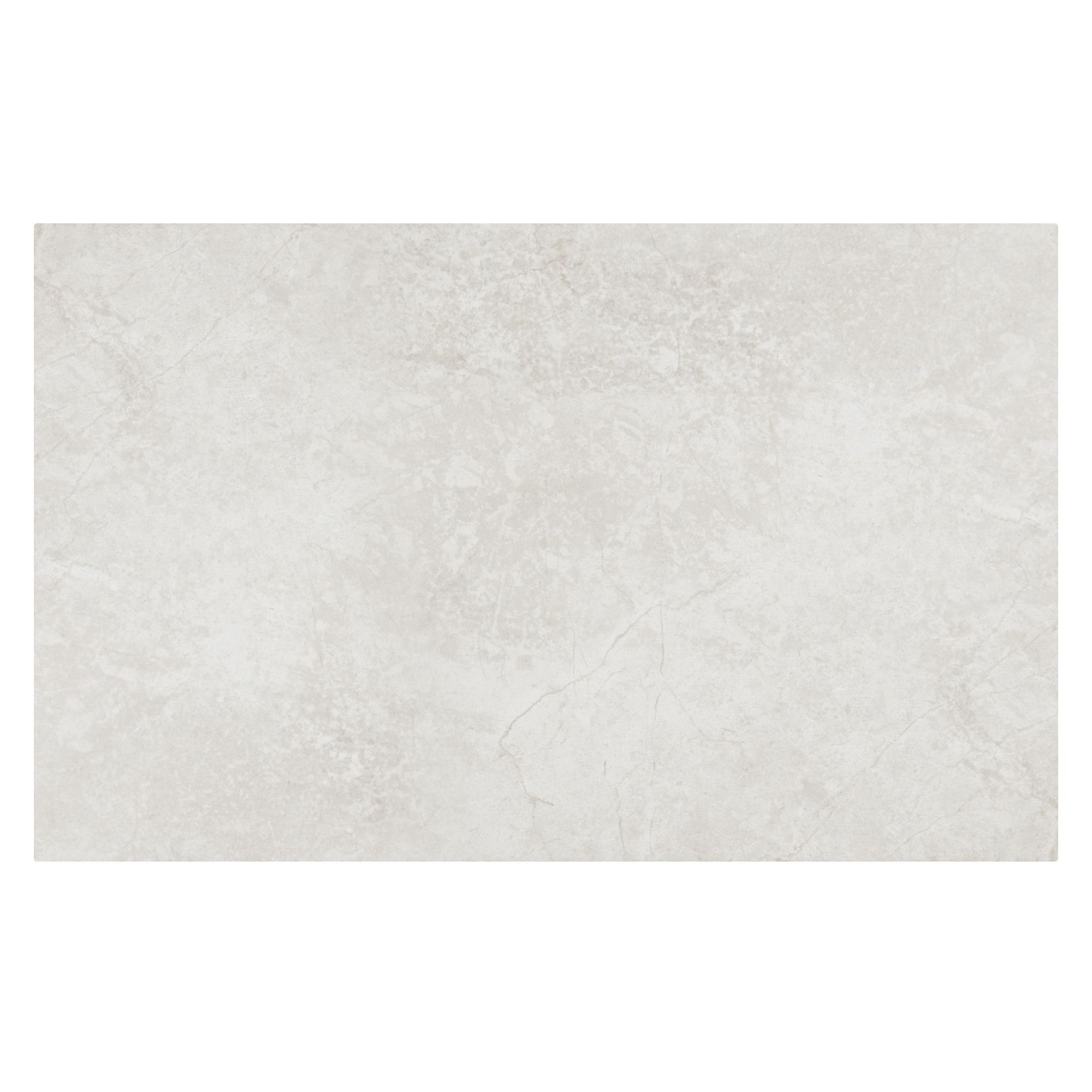 Commo White Gloss Stone effect Ceramic Wall Tile Sample