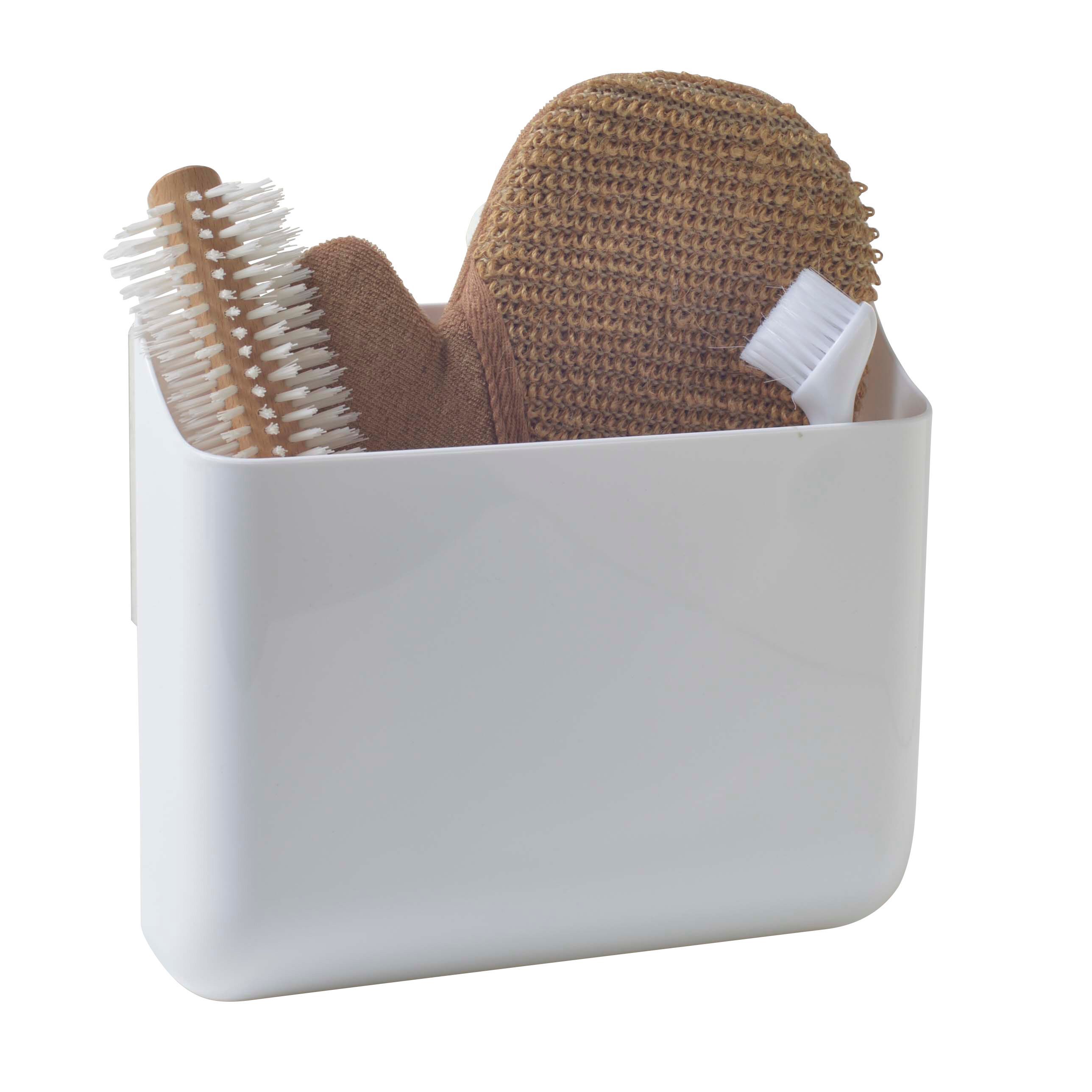 Compactor home Hang-It White Curved 5L Storage box
