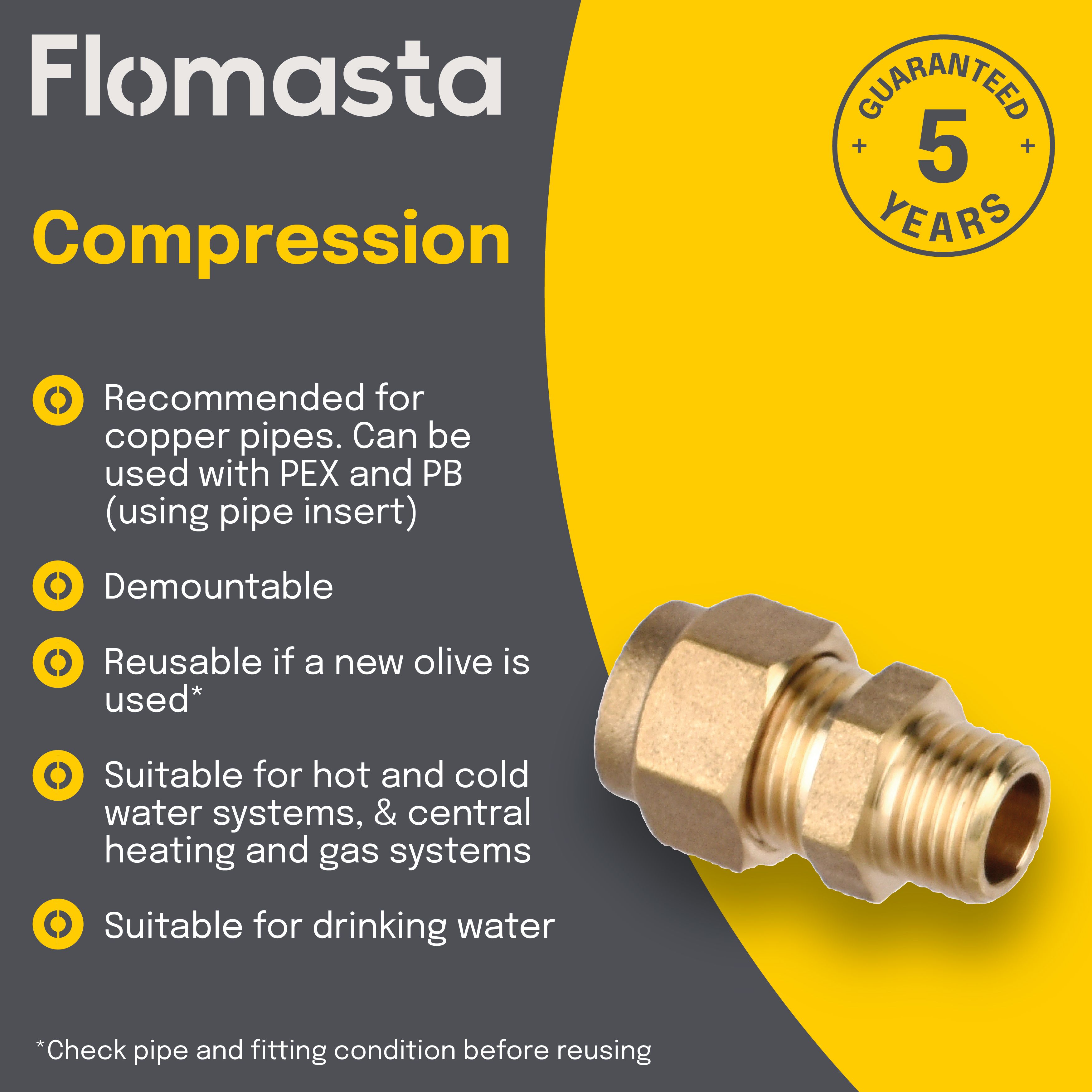 Compression Coupler (Dia)10mm