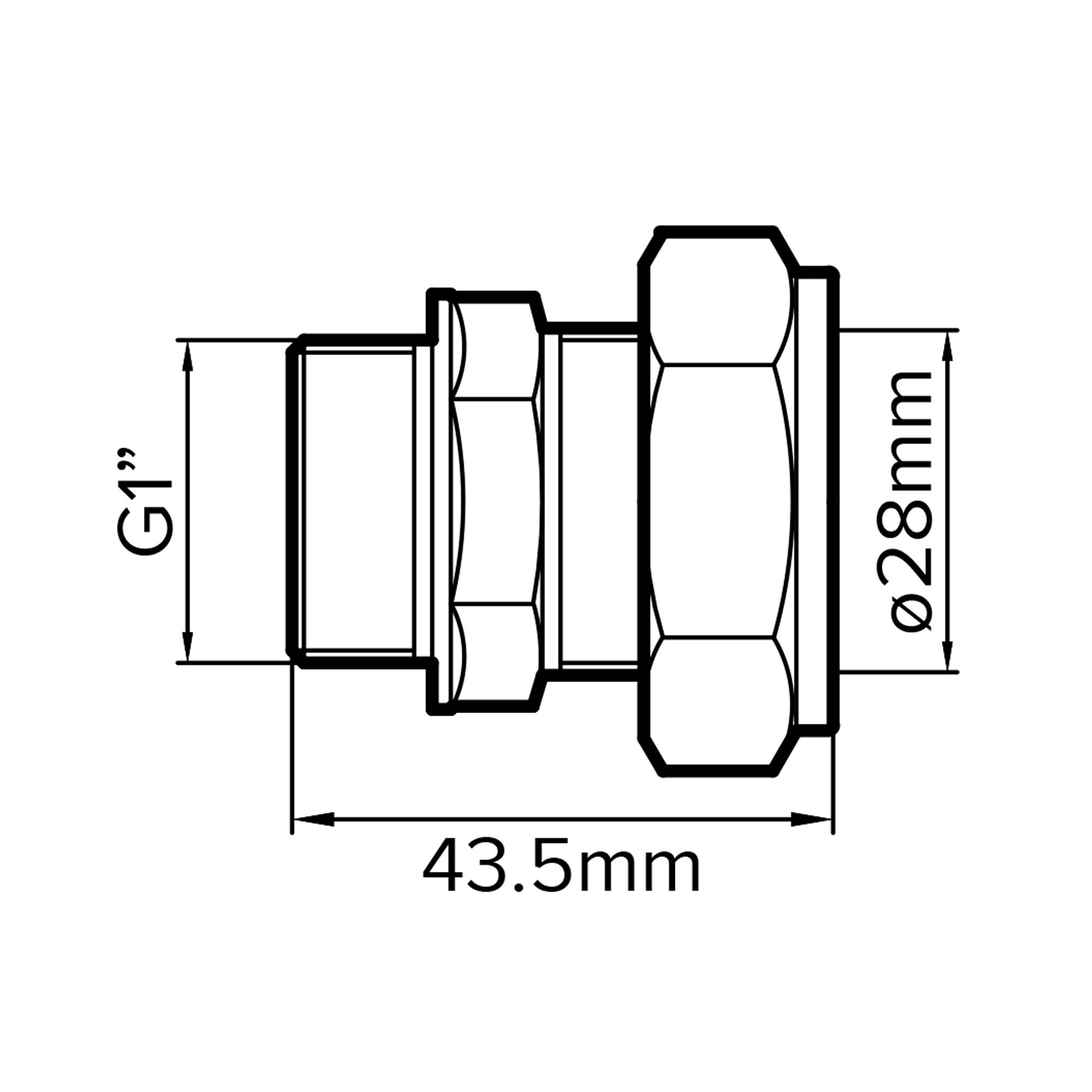 Compression Coupler (Dia)28mm