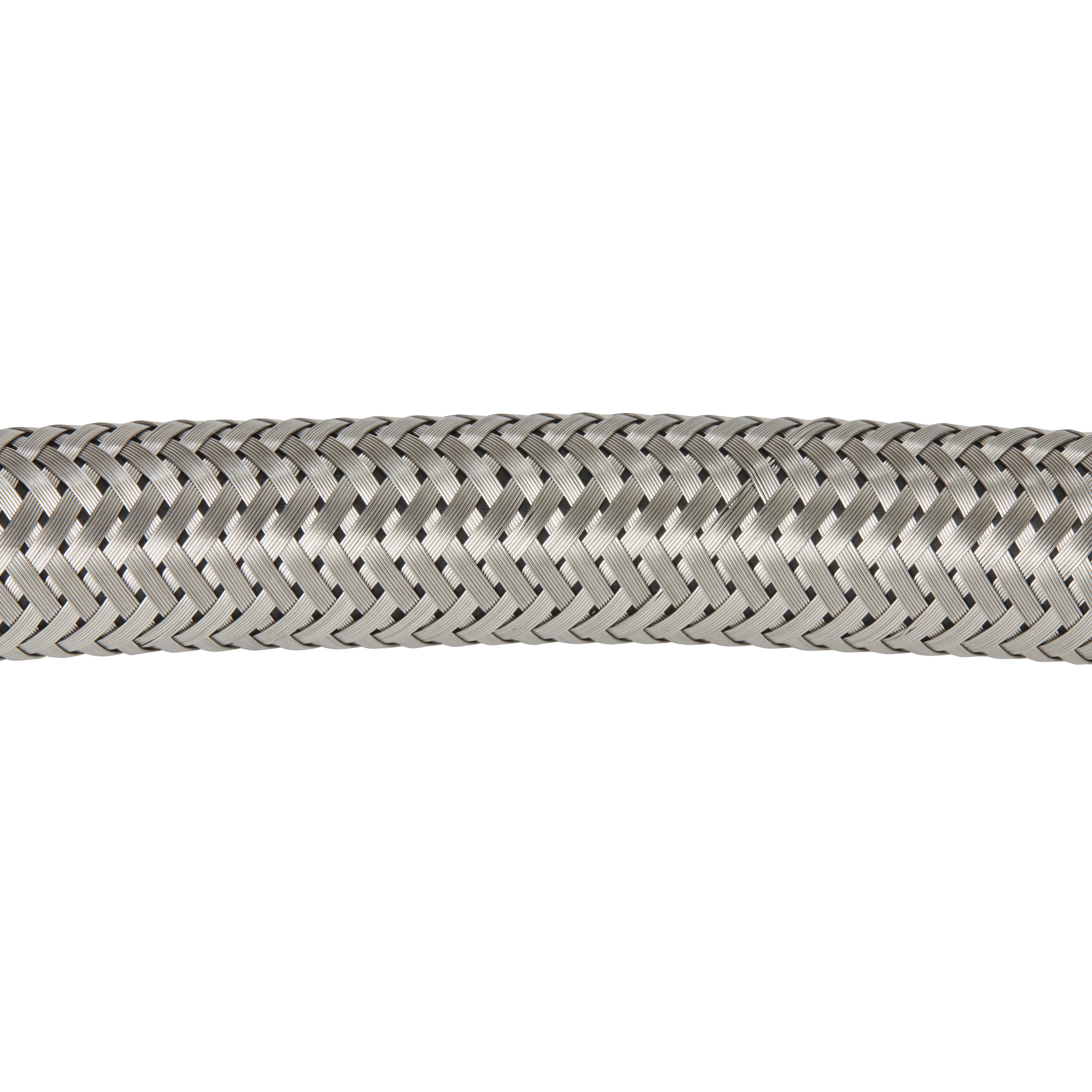 Compression Natural Flexible Hose 428207-WNP, (L)0.5m 10mm x (Dia)15mm